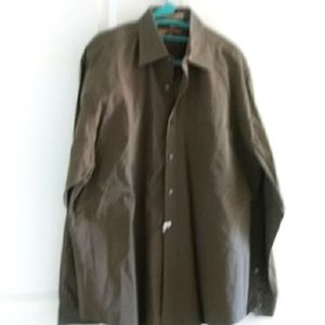 Olive color button down shirt